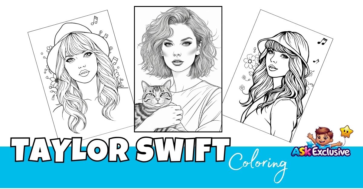 Taylor Swift coloring pages