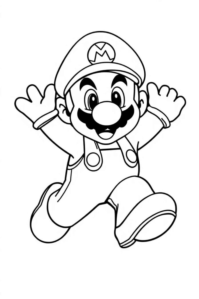 Mario coloring pages