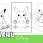 Pikachu coloring pages