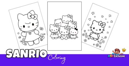 Sanrio coloring pages