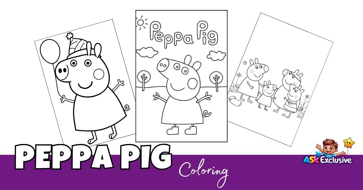 Peppa Pig coloring pages