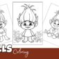 Trolls coloring pages