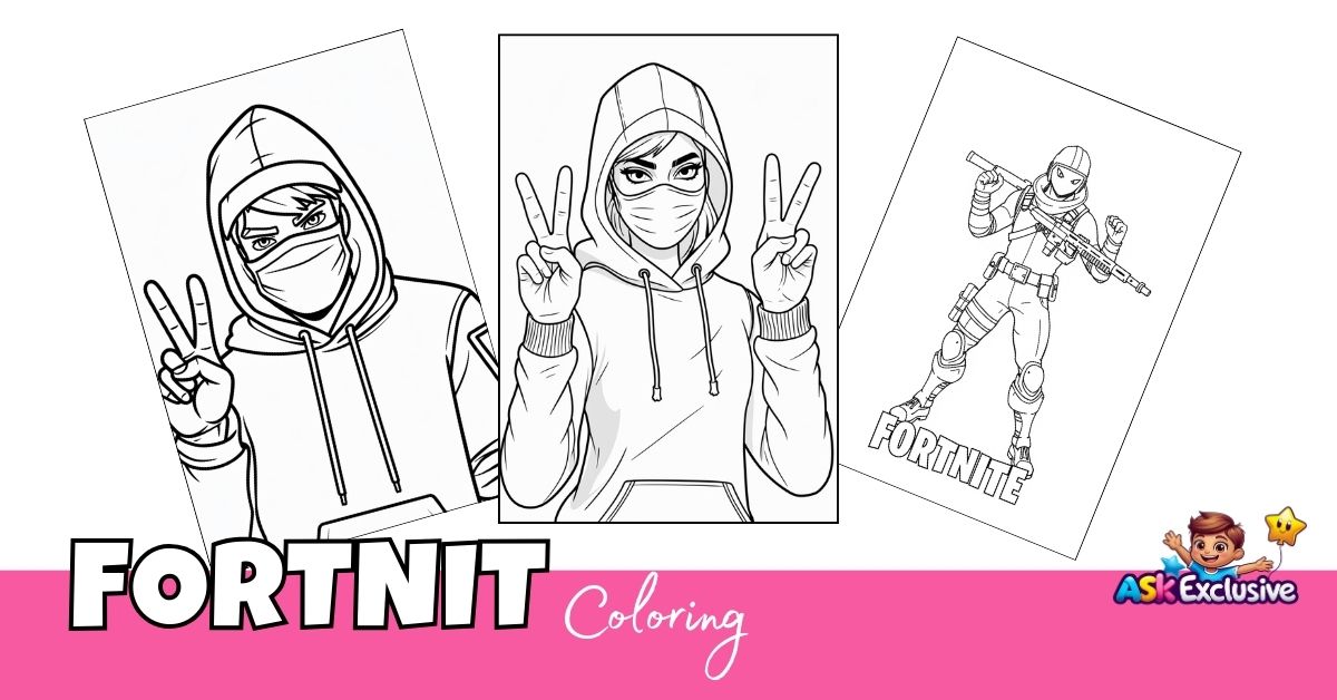 Fortnite Coloring Pages