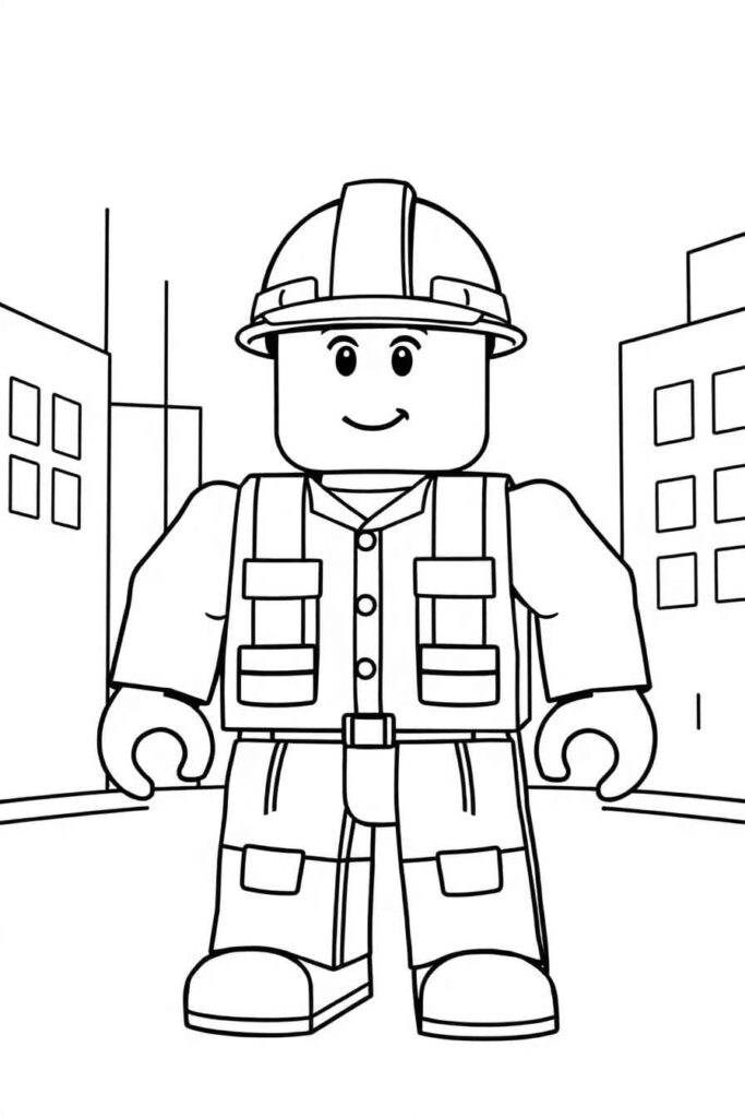 Roblox Coloring Pages