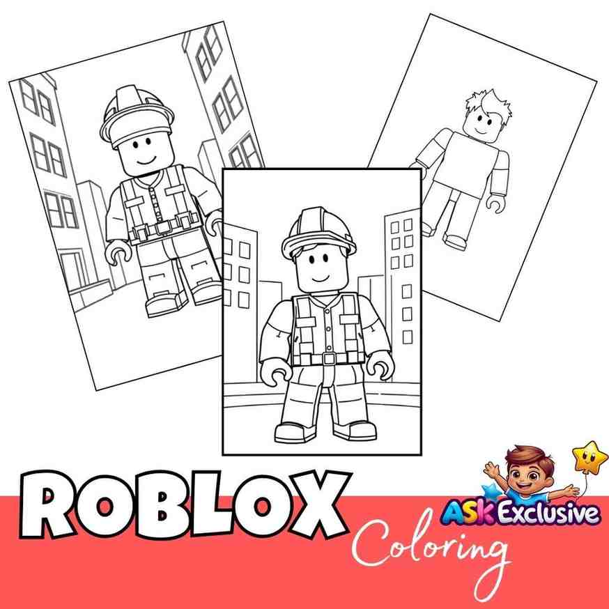 Roblox Coloring Pages