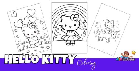 Hello Kitty Coloring Pages