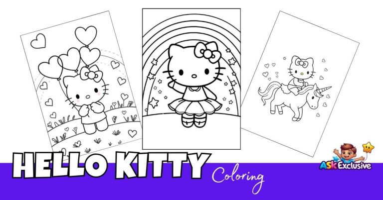 Hello Kitty Coloring Pages
