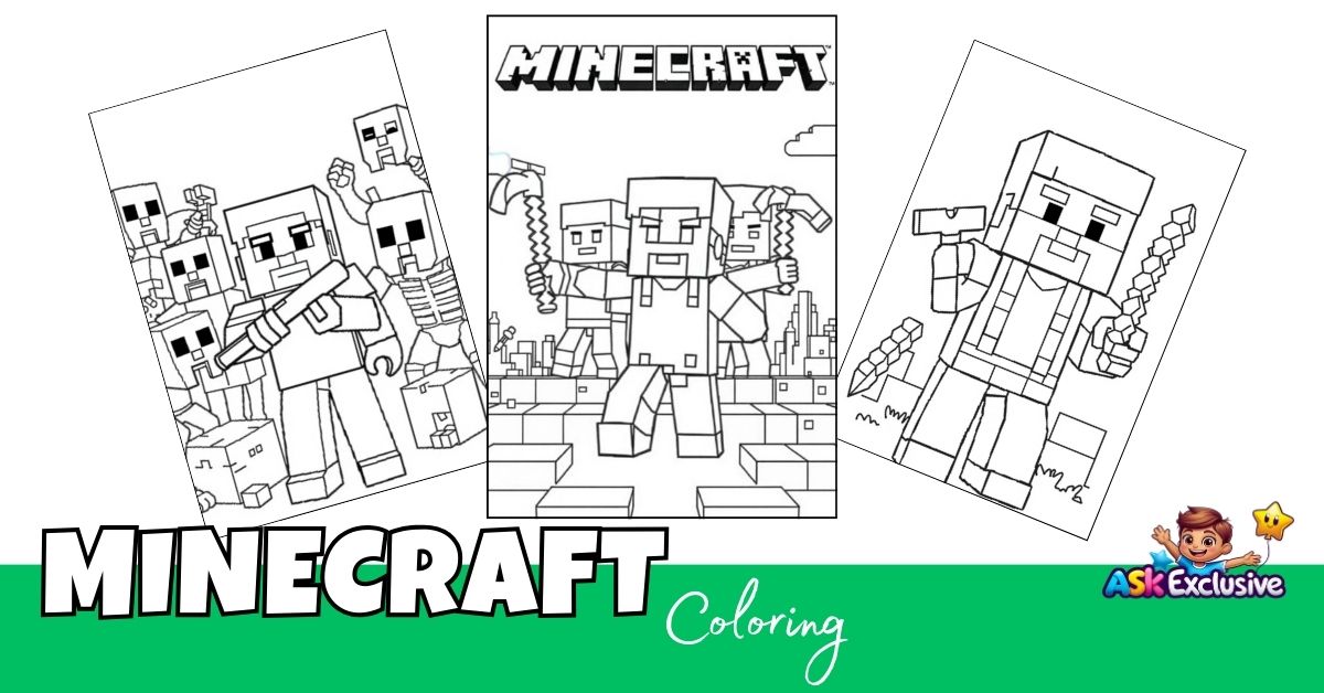 Minecraft Coloring Pages