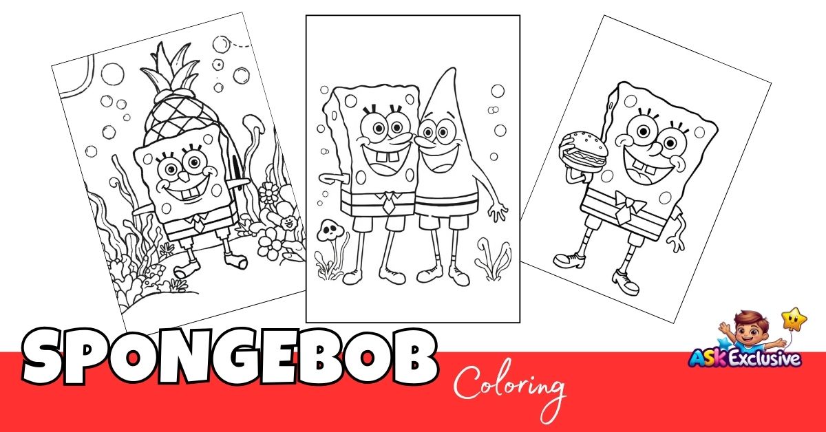 SpongeBob Coloring Pages