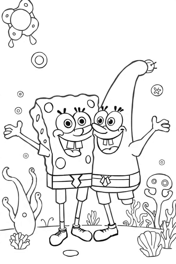 SpongeBob Coloring Pages
