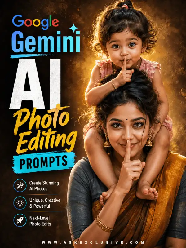 Google Gemini AI photo editing prompts guide cover