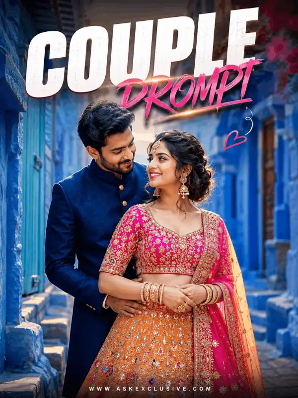 Couple prompt guide with a romantic AI image example