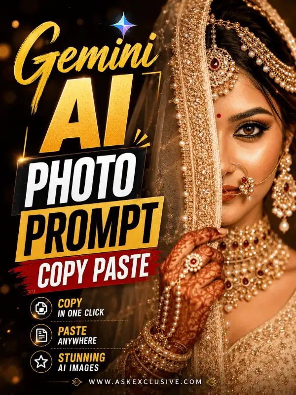 Gemini AI photo prompt copy and paste guide cover